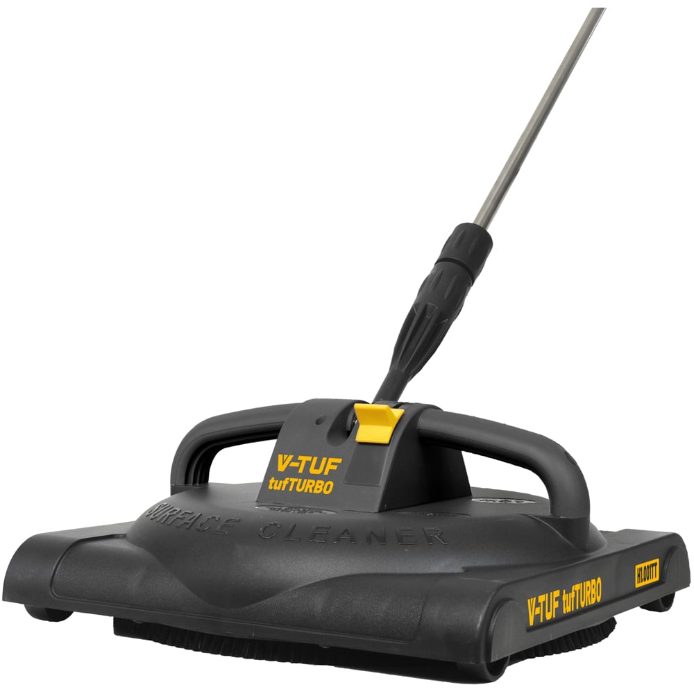 V-TUF H1.001TT tufTURBO Heavy Duty 4 Wheels Surface Cleaner with Handles and Speed Control 210Bar Image 1