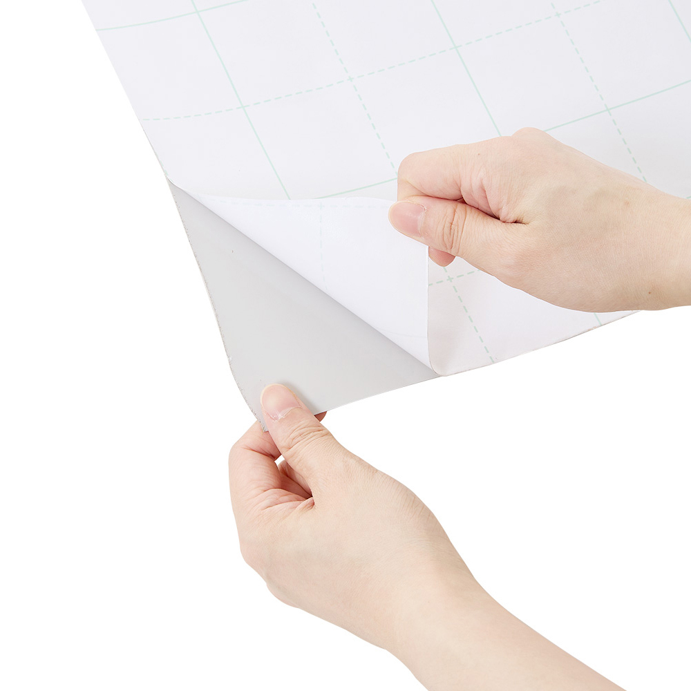 Living and Home Light Grey PVC Self Adhesive Wallpaper Image 2