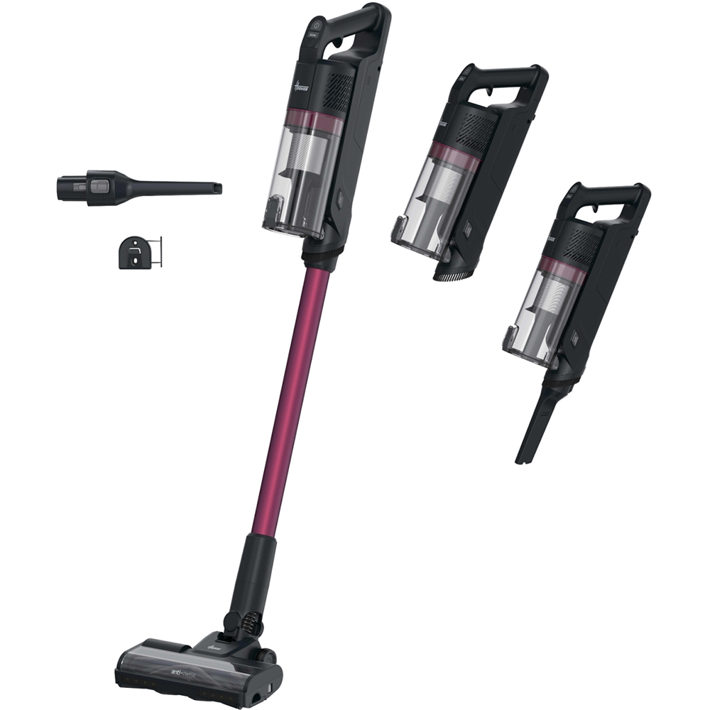 Living and Home AJ0934 Red Cordless Handheld LED Vacuum Cleaner with 0.7L Bin 200W Image 1