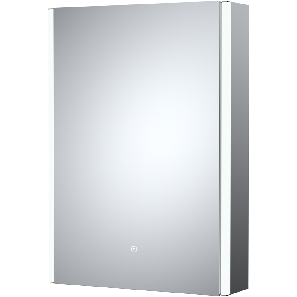 nuie Pavo Single Door LED Mirror Bathroom Cabinet Image 2