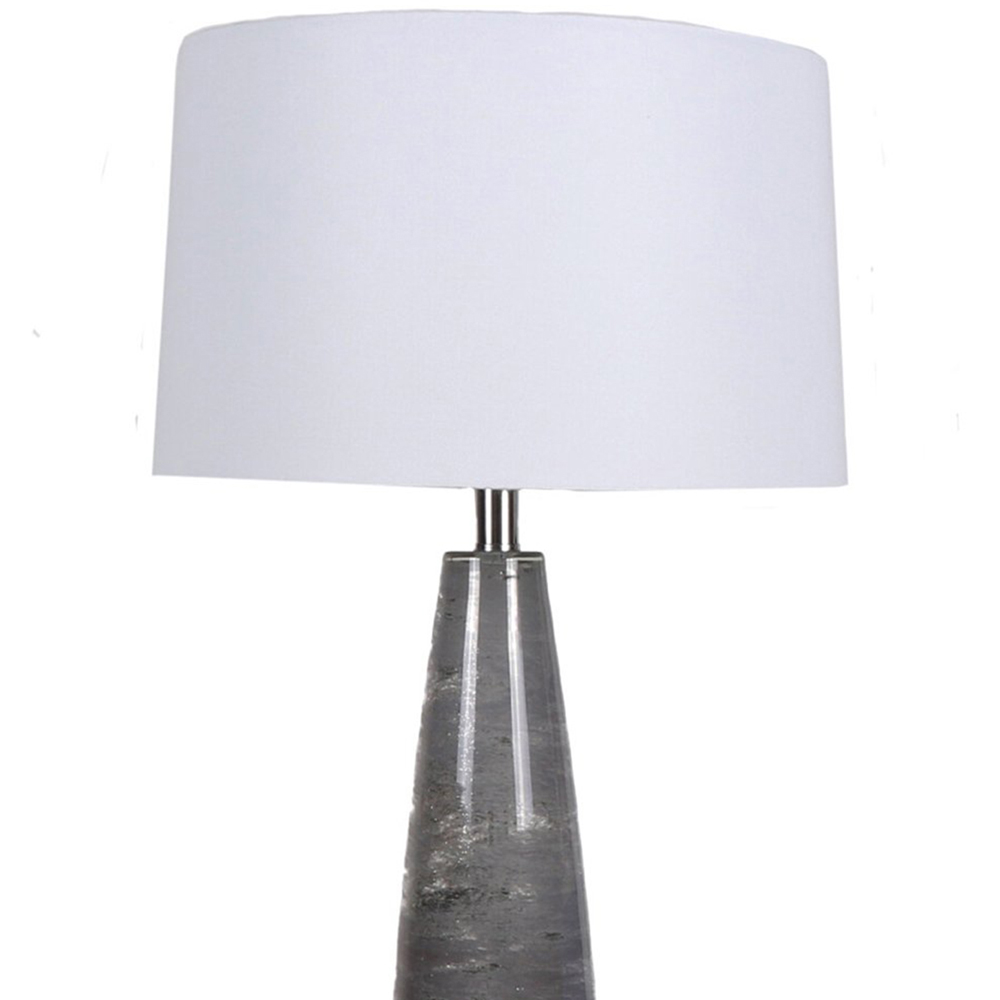 Valentina Grey Stone Effect Table Lamp Image 3