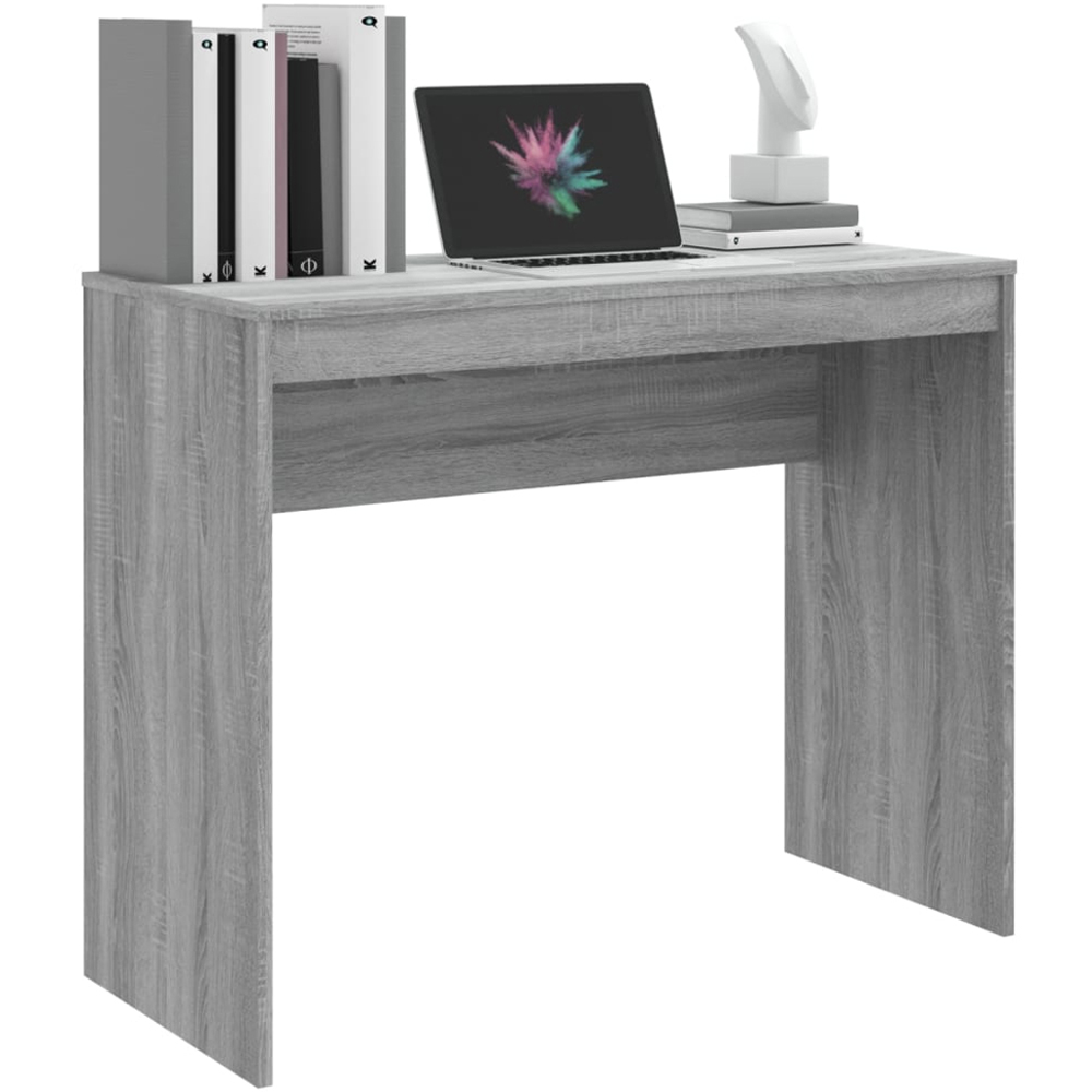 vidaXL Computer Desk Grey Sonoma Image 3