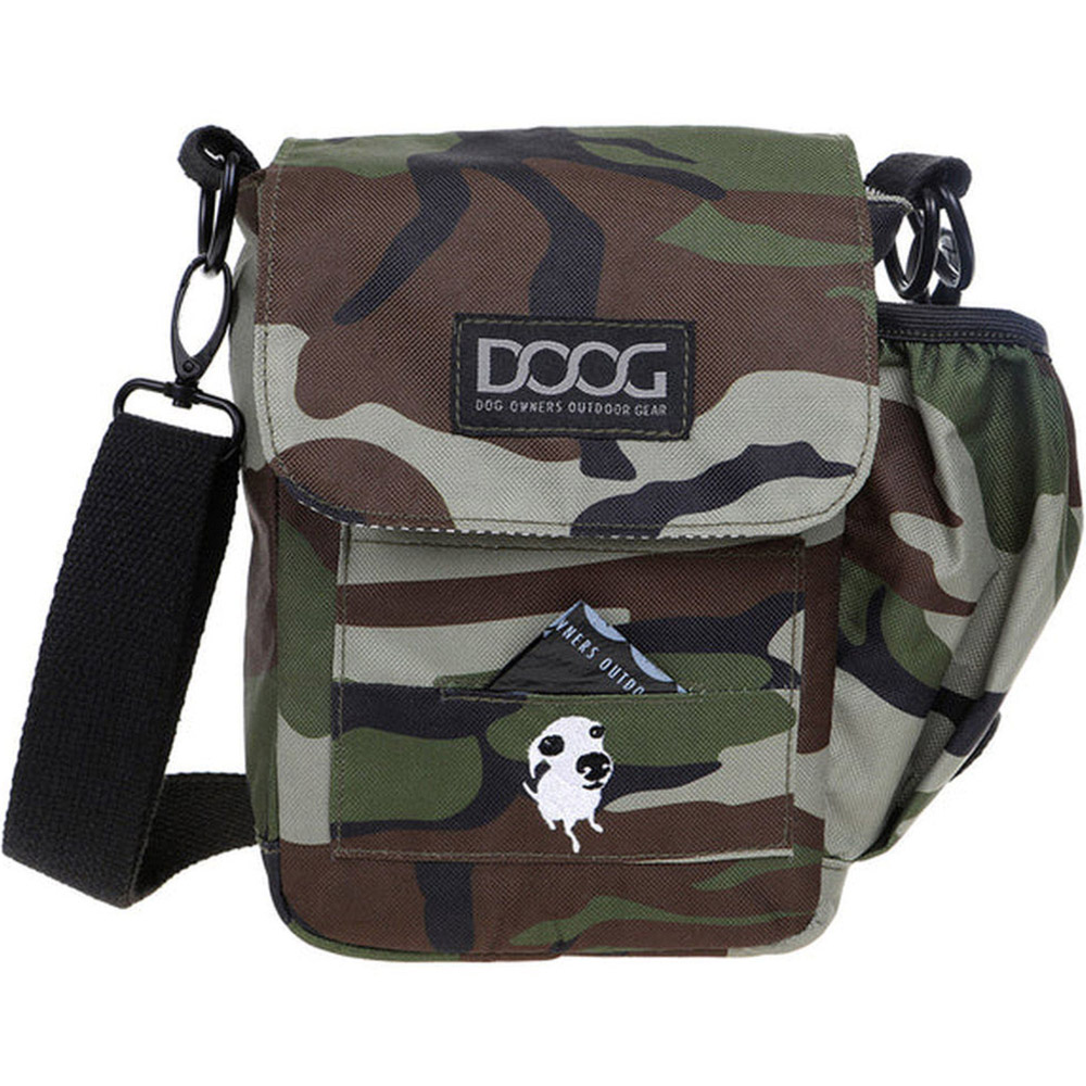 DOOG Camouflage Shoulder Bag with Striped Strap Image 1