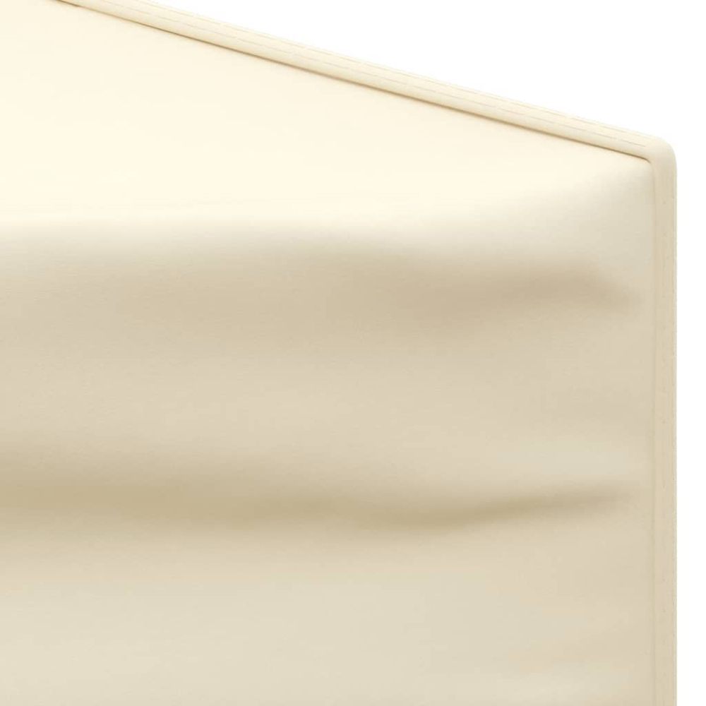 vidaXL 2 x 2m Cream Foldable Party Tent with Sidewalls Image 5