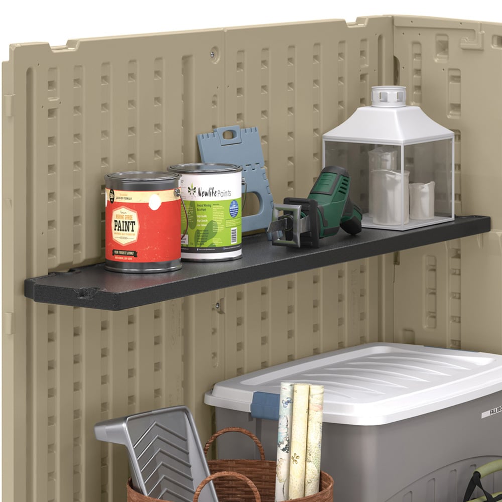 Suncast Shelf Kit for Aston Large Storage Cabinet and Stow-Away Store Image 5