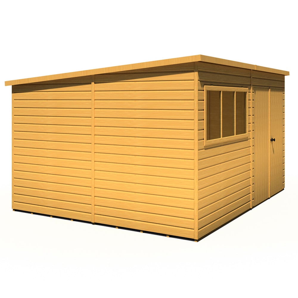 Shire 12 x 10ft Ranger Pent Shed Image 3