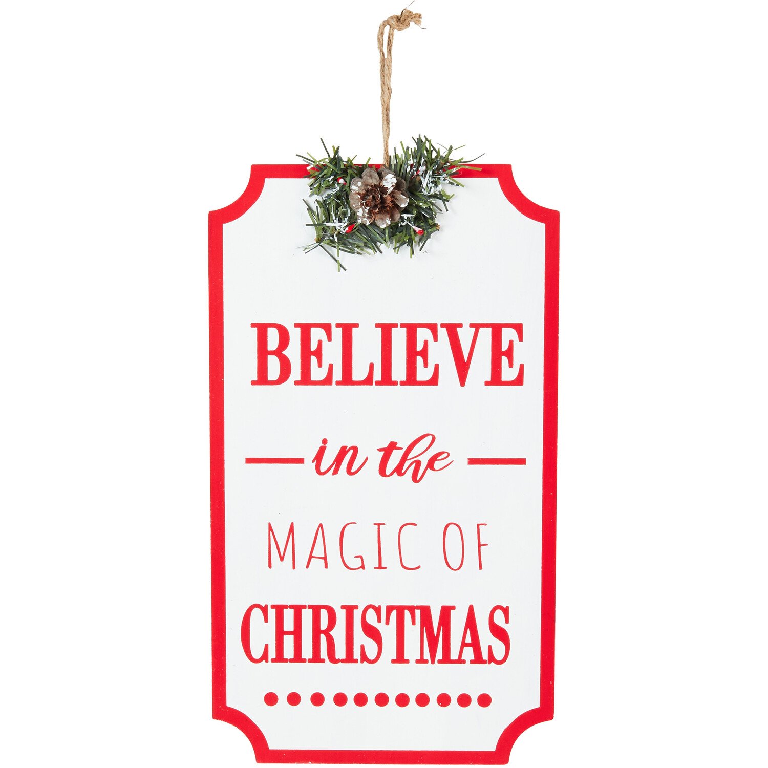 Christmas Slogan Plaque Image 1
