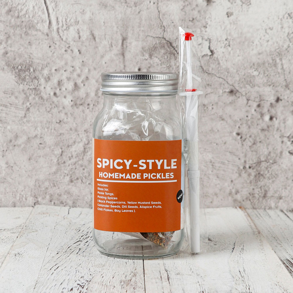 Spicy-Style Homemade Pickles Set - Clear Image 2