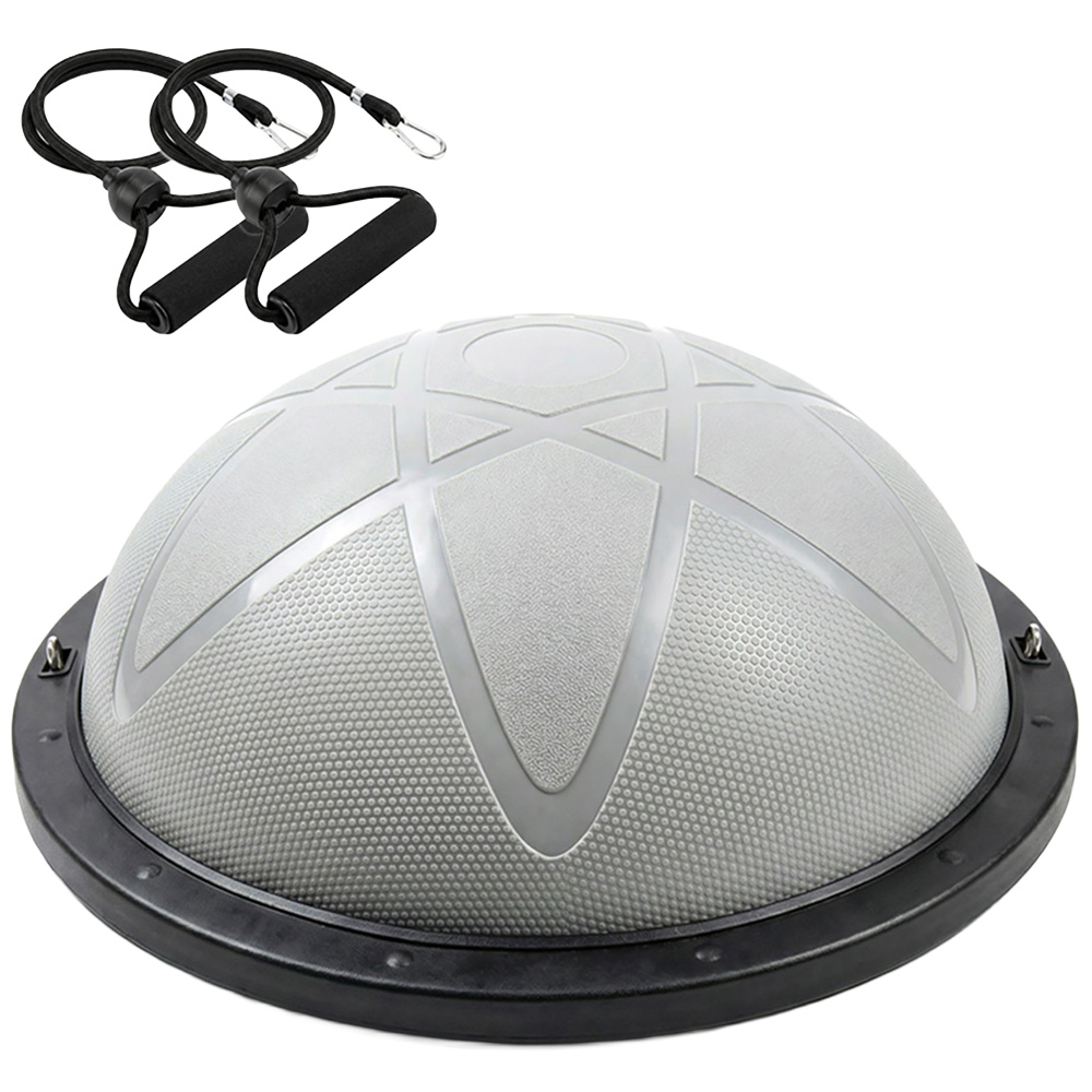 Traderight Centra Half Balance Ball Trainer with Resistance Band Image 1