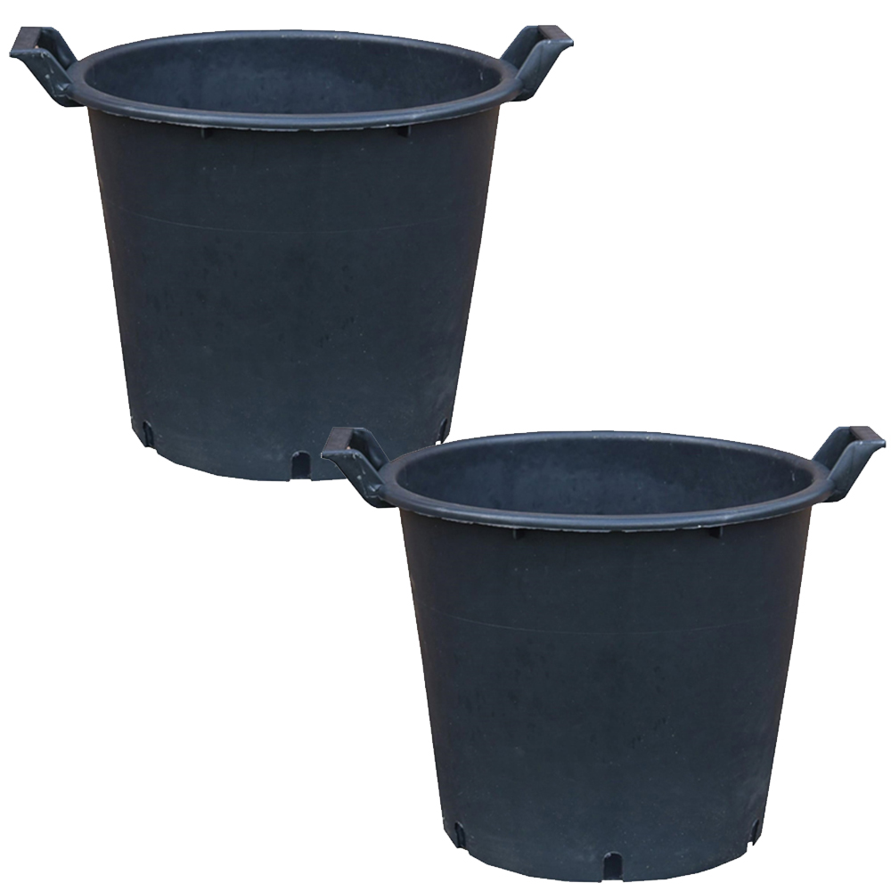 Garden Gear Plastic Planter 30L 2 Pack Image 1