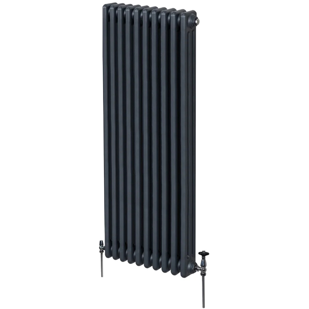 Monster Shop 6596 BTU Anthracite Grey Traditional 3 Column Radiator 1800 x 472mm Image 3