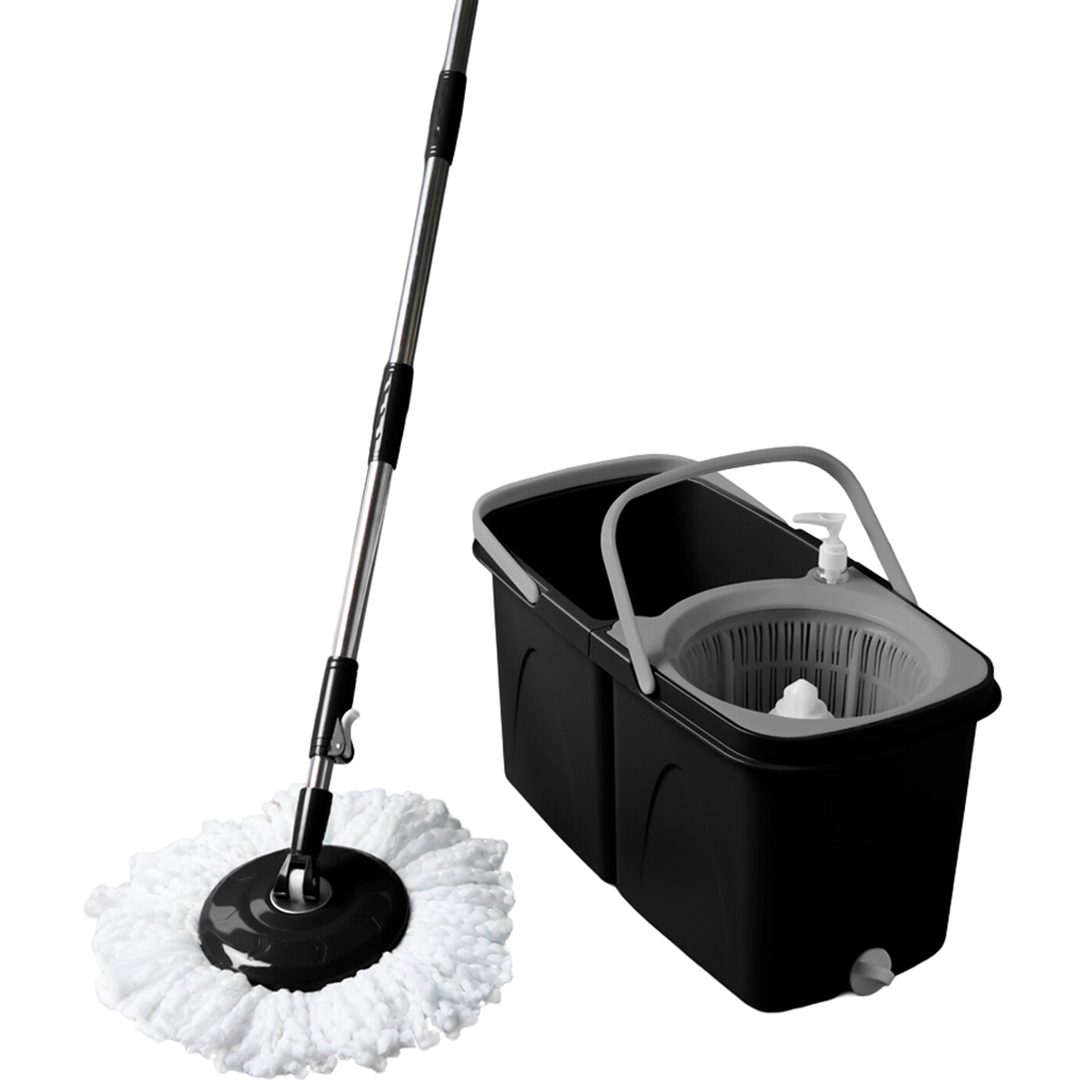 Argento Spin Mop Black Image 1