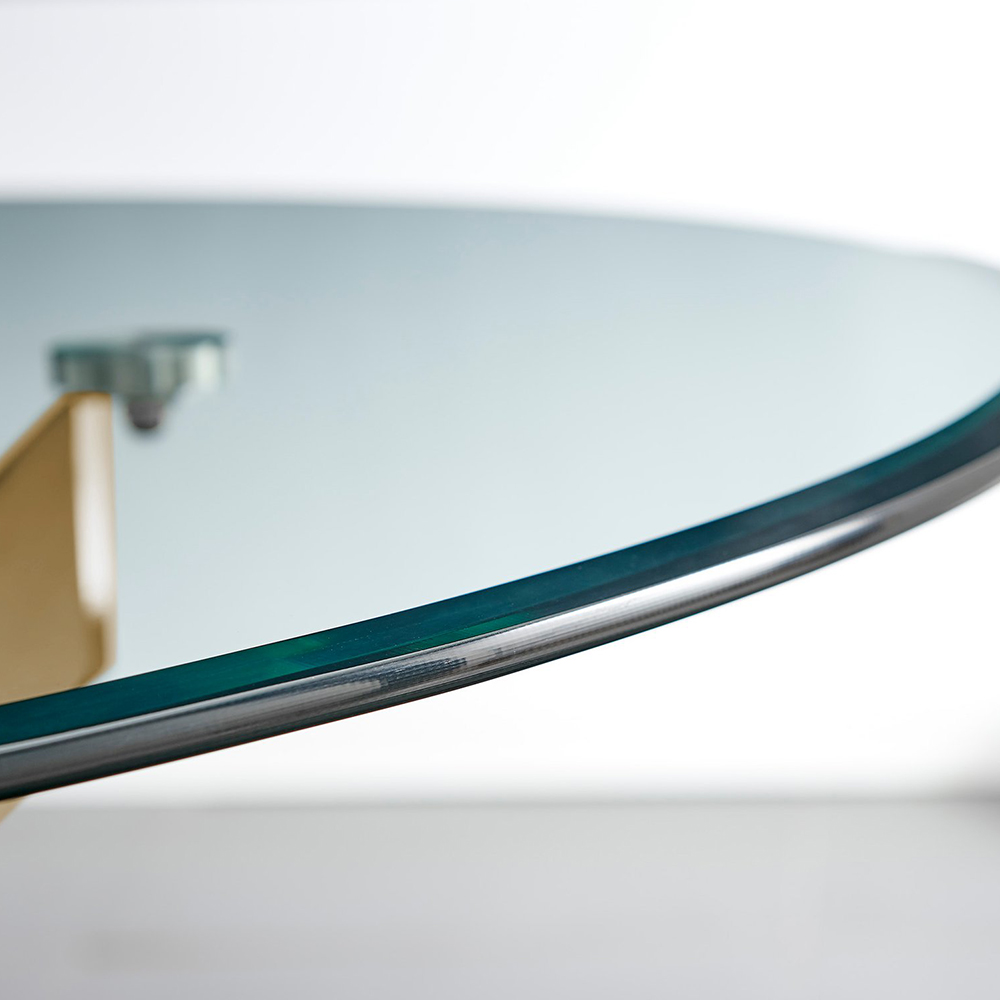 Furniturebox Arona Solara 6 Seater Round Dining Set Cappuccino Beige and Gold Image 5