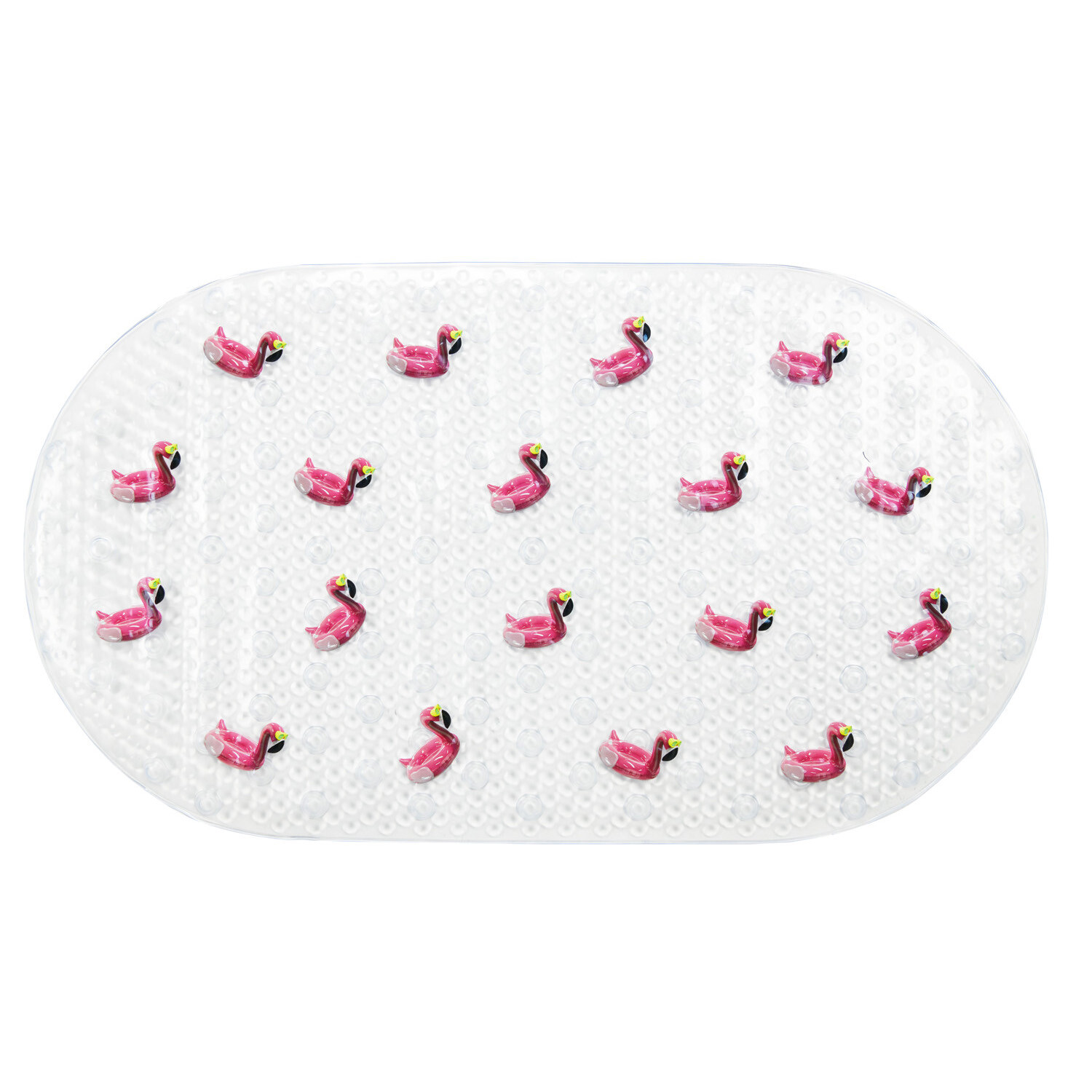 Flamingo PVC Bath Mat Image 1