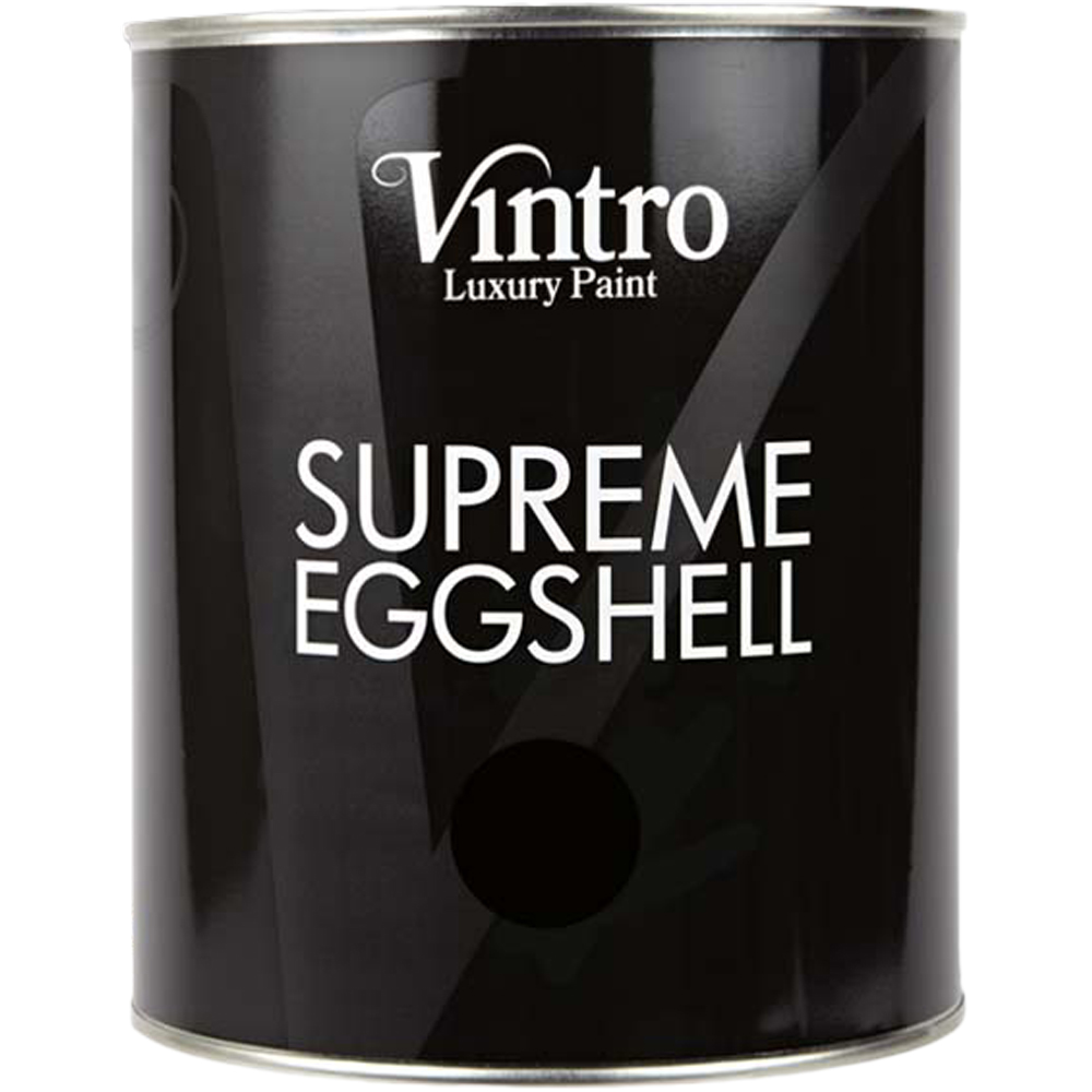 Vintro Paint Victorian Black Eggshell Paint 1L Image 2