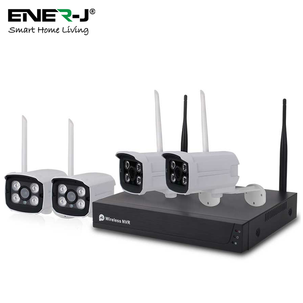 Ener-J Wireless 4 Cameras and NVR CCTV Kit Image 2