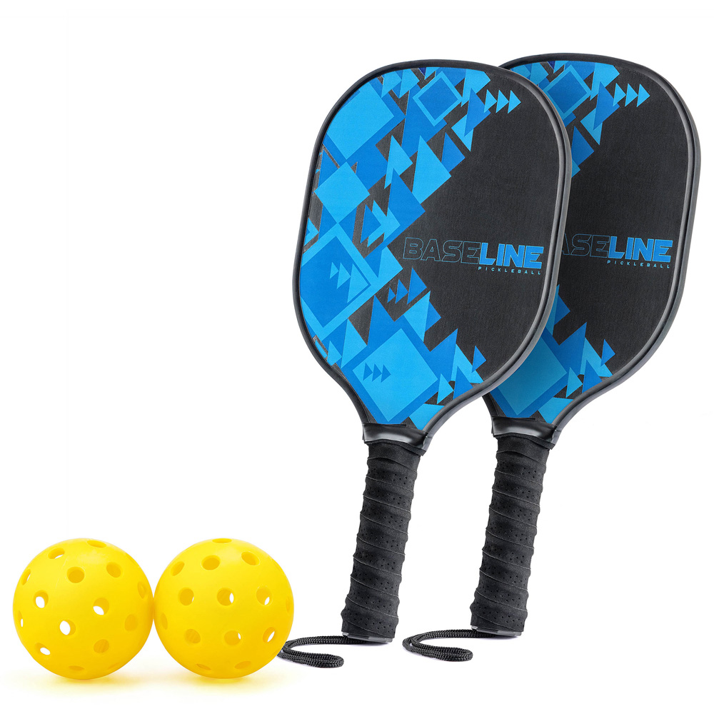 Toyrific Pickleball Bat, Ball and Net Set Family Game Image 3