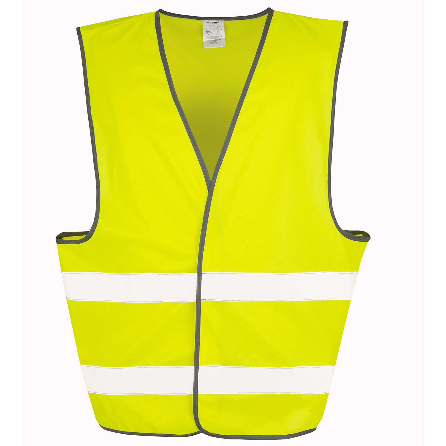 Core Hi-Vis Yellow Fluorescent Small and Medium Safety Vest Image 1
