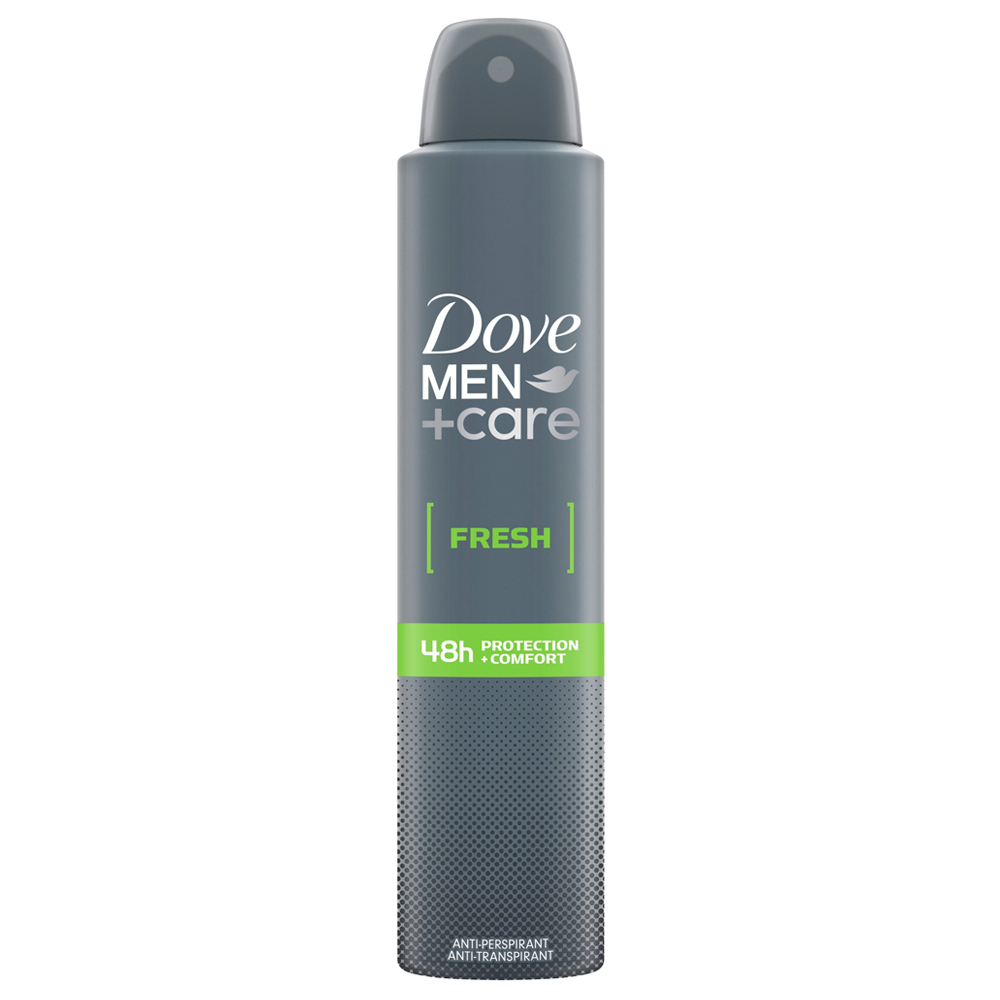 Dove Men+Care Fresh Antiperspirant Aerosol 200ml Image 1