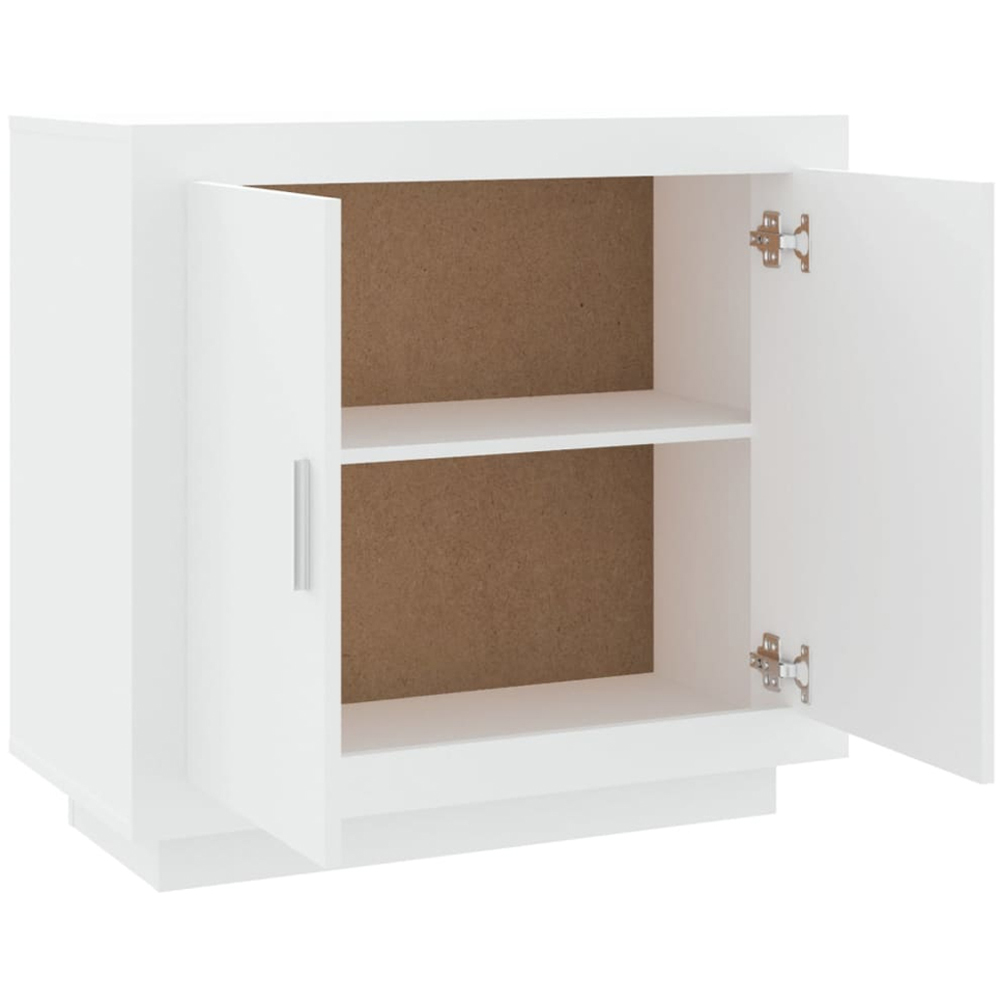 vidaXL 2 Door White Sideboard Image 6