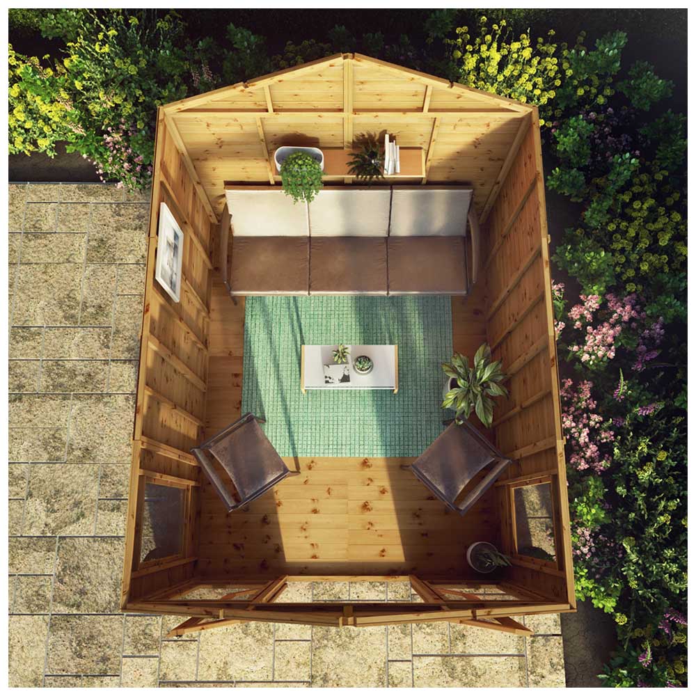 Mercia 10 x 8ft Double Door Premium Sussex Traditional Summerhouse Image 6
