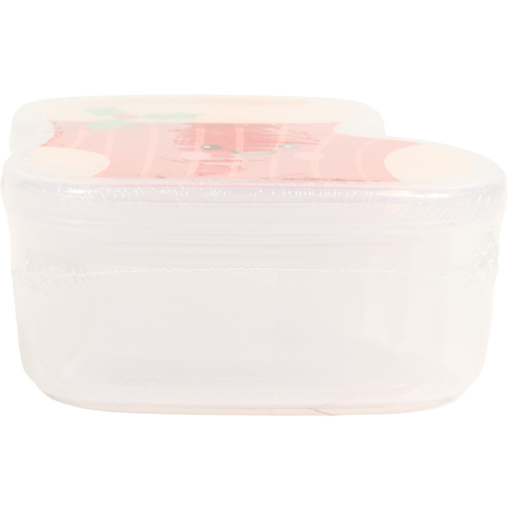 Pack of 4 Cute Christmas Nestable Lunchboxes Image 6