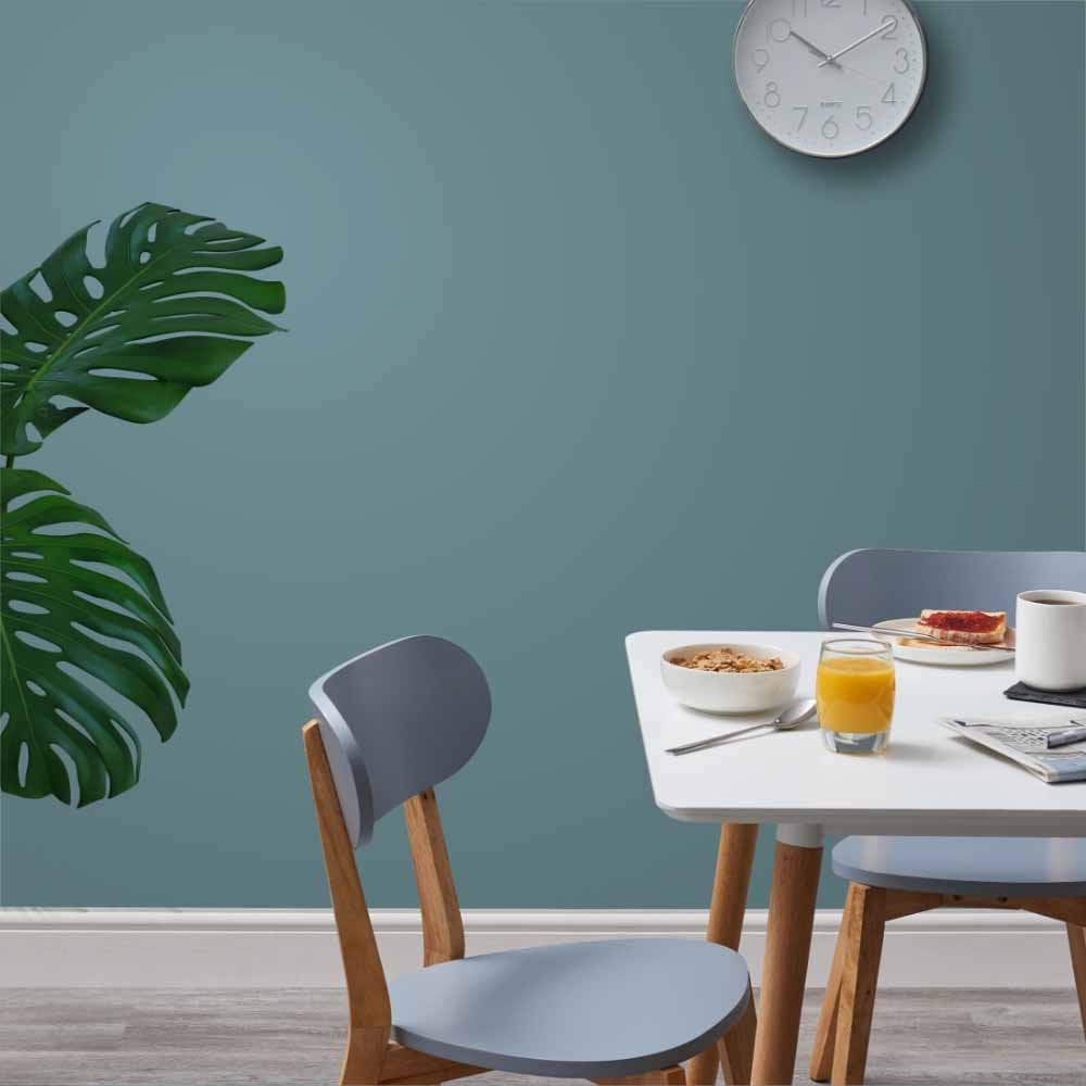 Wilko Walls & Ceilings Dark Duck Egg Silk Emulsion Paint 2.5L Image 5