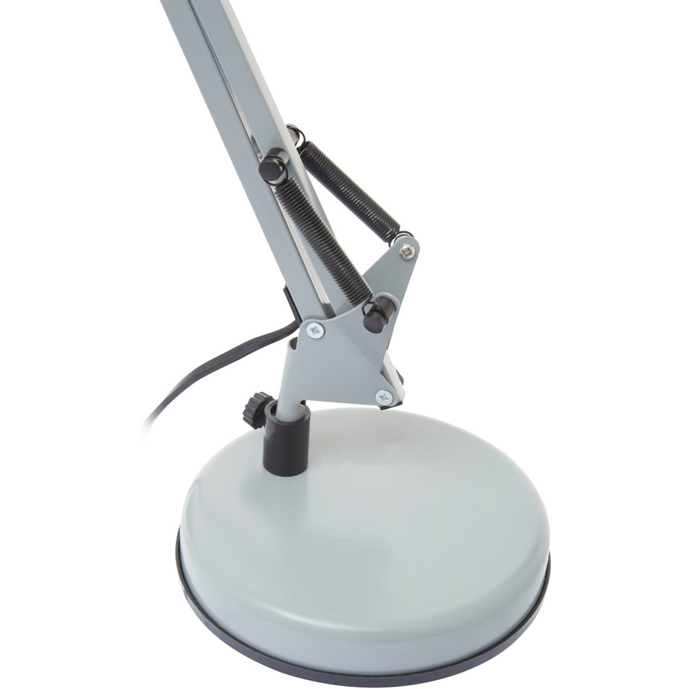 Premier Housewares Studio Matte Grey Metal Lamp Image 6