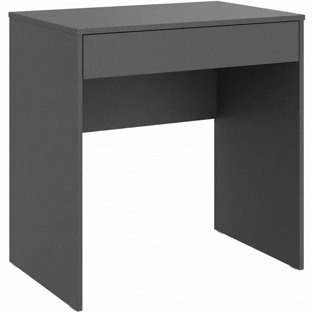 Shefa Line Focus 750 Single Drawer Wide Computer Desk Graphite Image 2