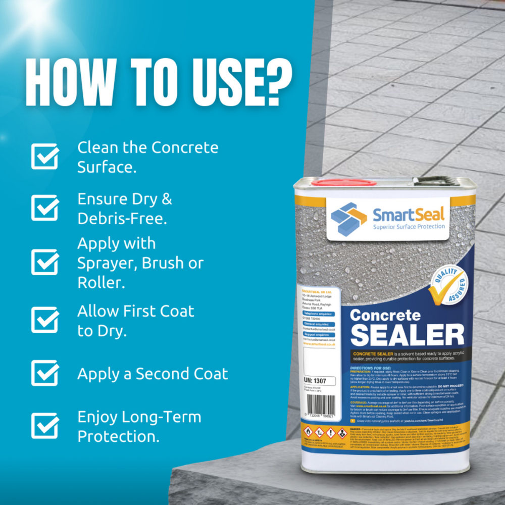 SmartSeal External Concrete Sealer 5L 2 Pack Image 5