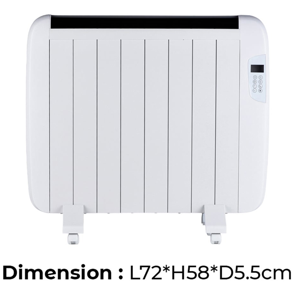 Ener-J Smart White Electric Wall Heater 1200W Image 7