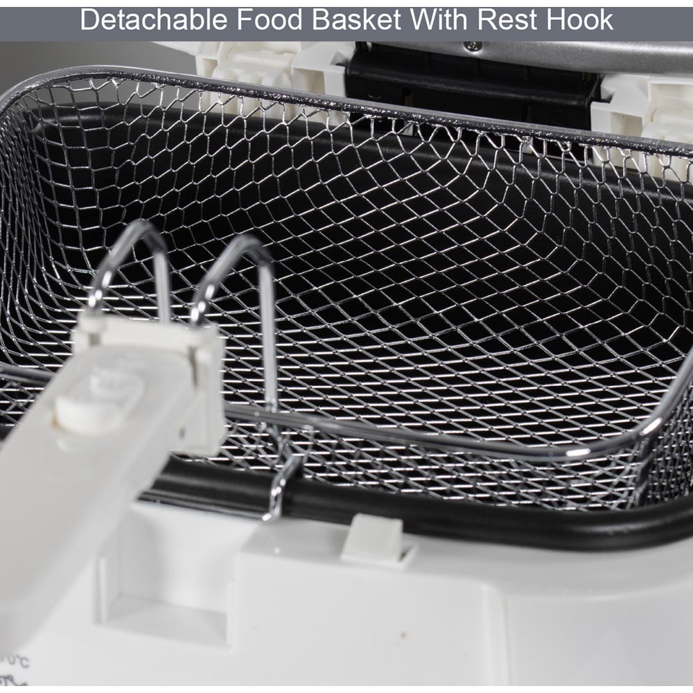 Quest White 2.5L Deep Fryer Wilko