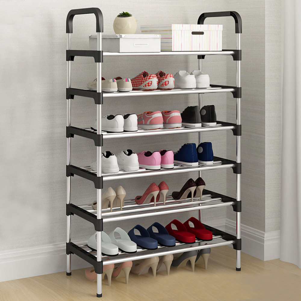 Living and Home 6 Tier Stackable Shoe Rack Organiser Image 5