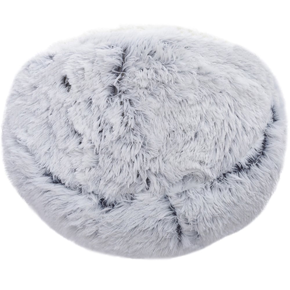 H&O Direct Grey Soft Plush Shell Pet Bed 40cm Image 2
