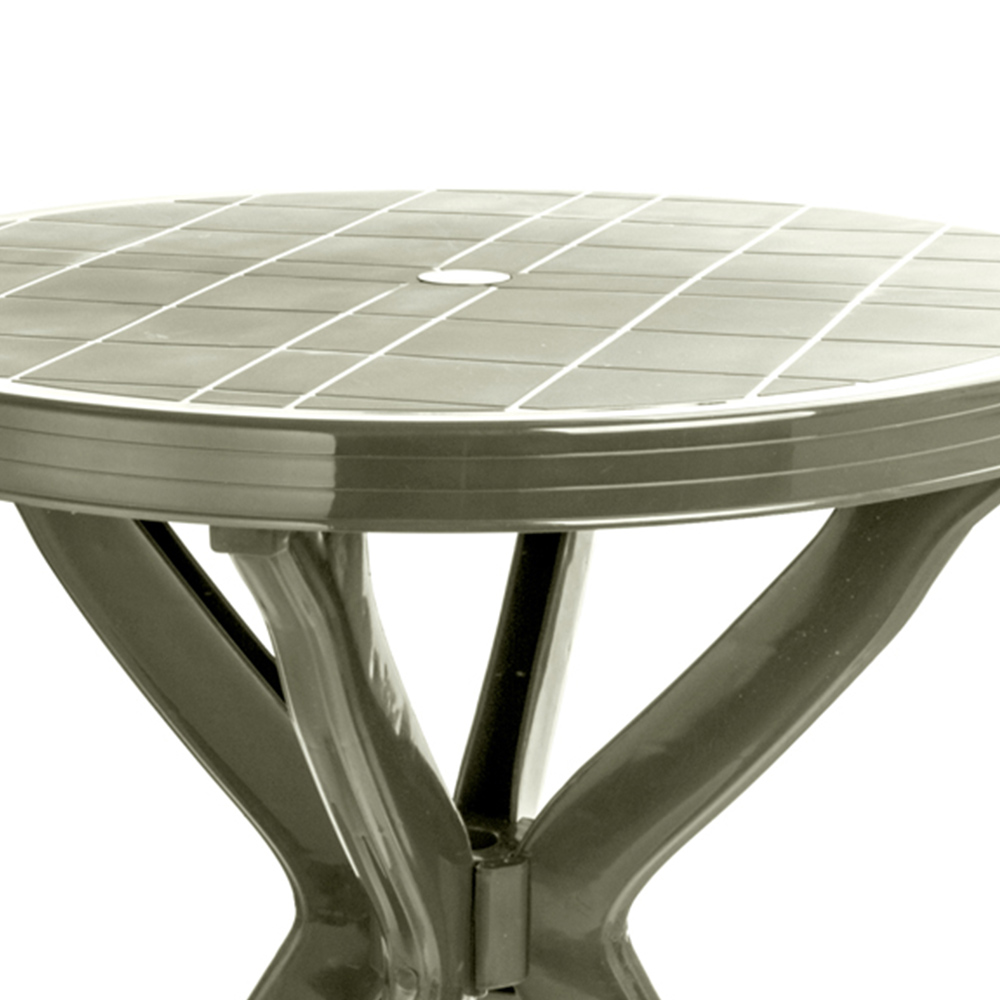 Wilko Agile Plastic Table Cappuccino Image 2