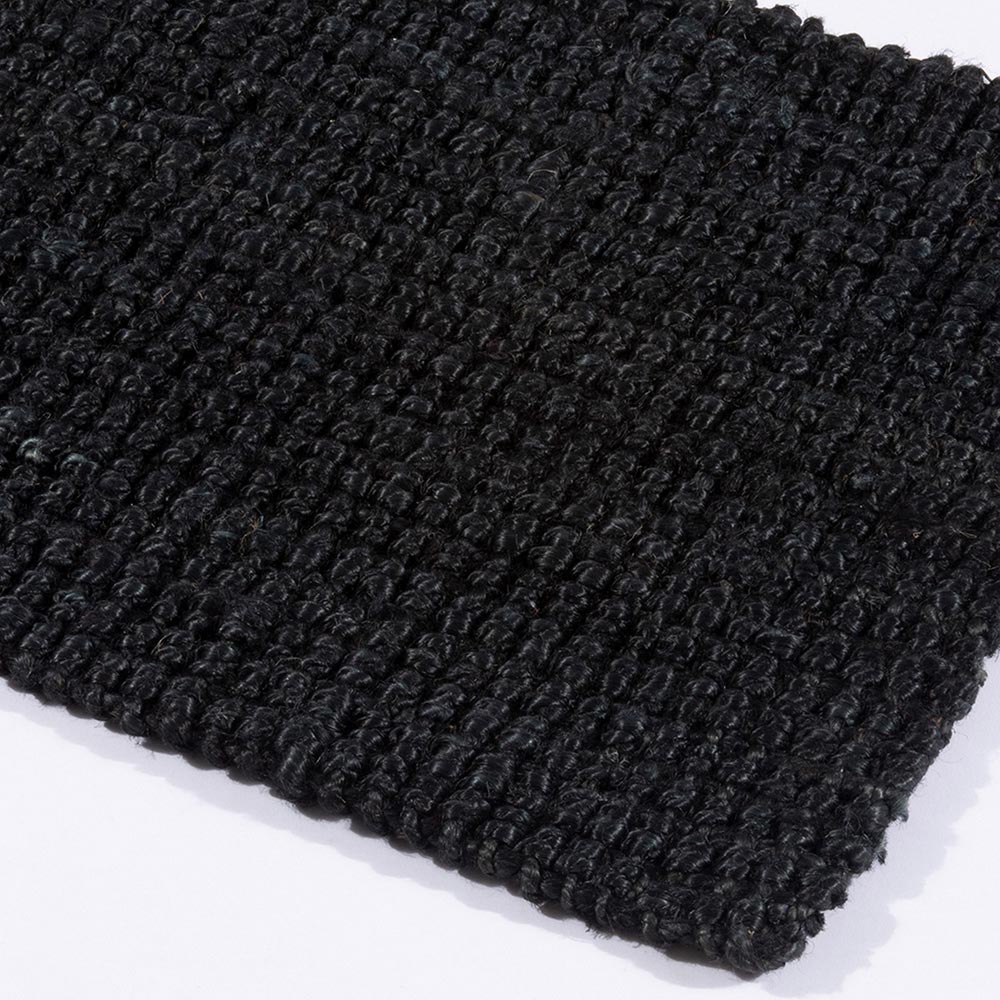 Esselle Home Whitefield Black Boucle Runner 45 x 150cm Image 3