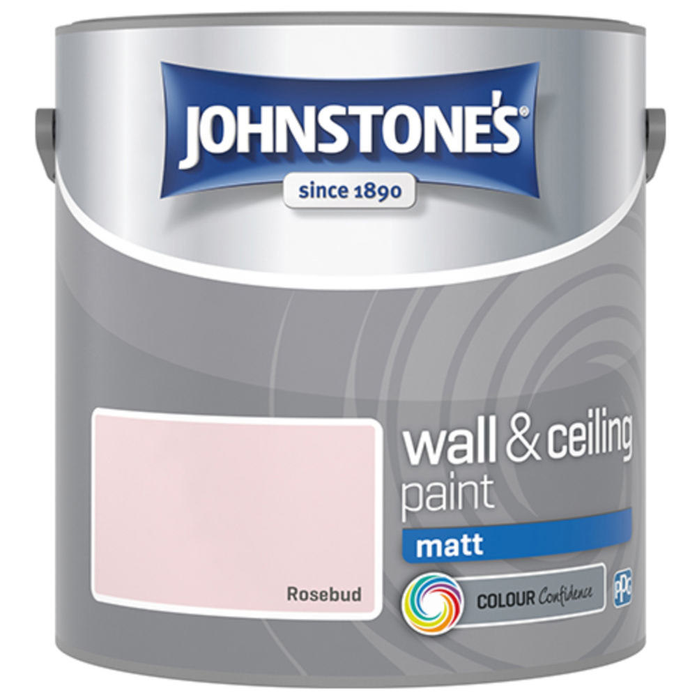 Johnstone's Walls & Ceilings Rosebud Matt Emulsion Paint 2.5L Image 2