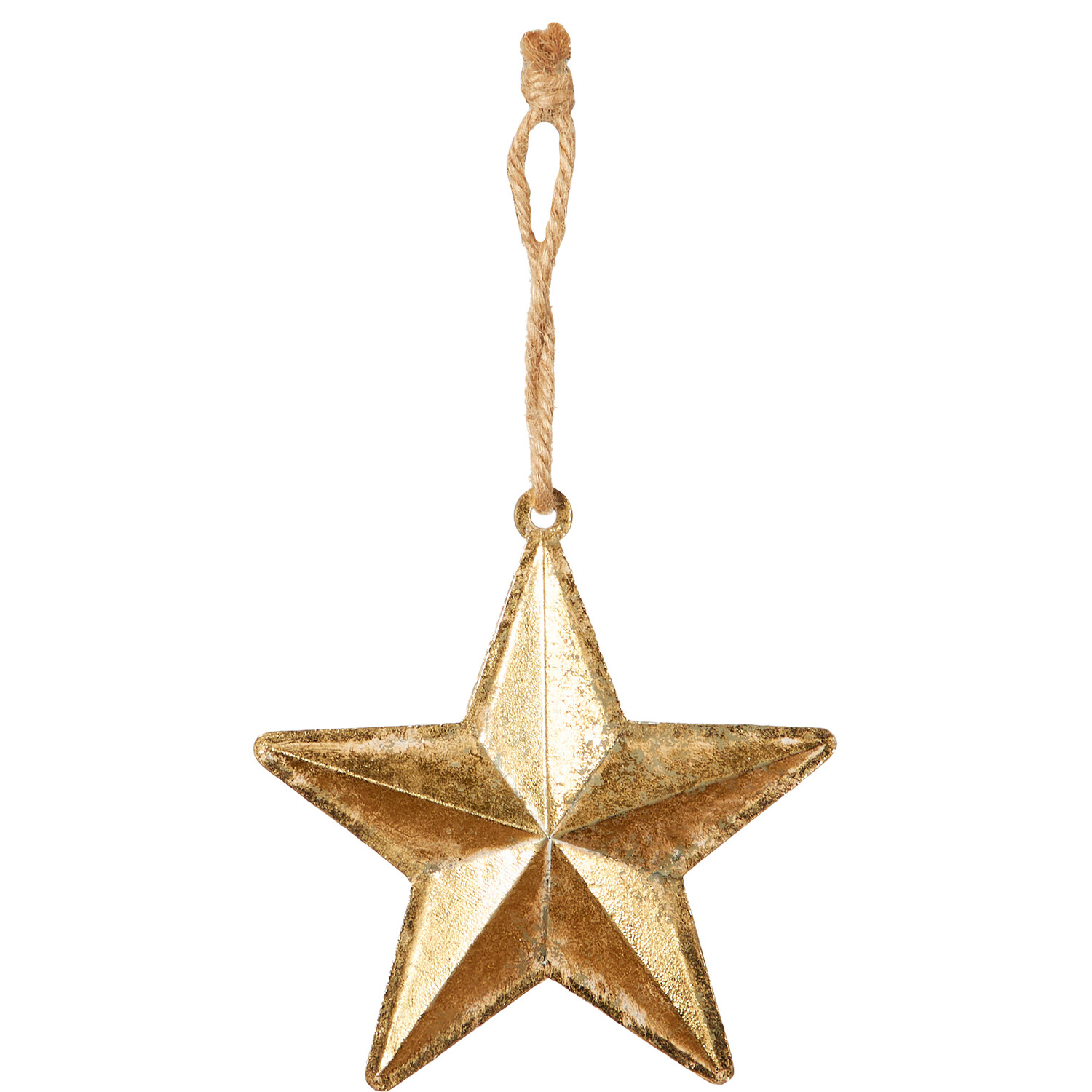 Star Hanging Decoration - Gold Image 1