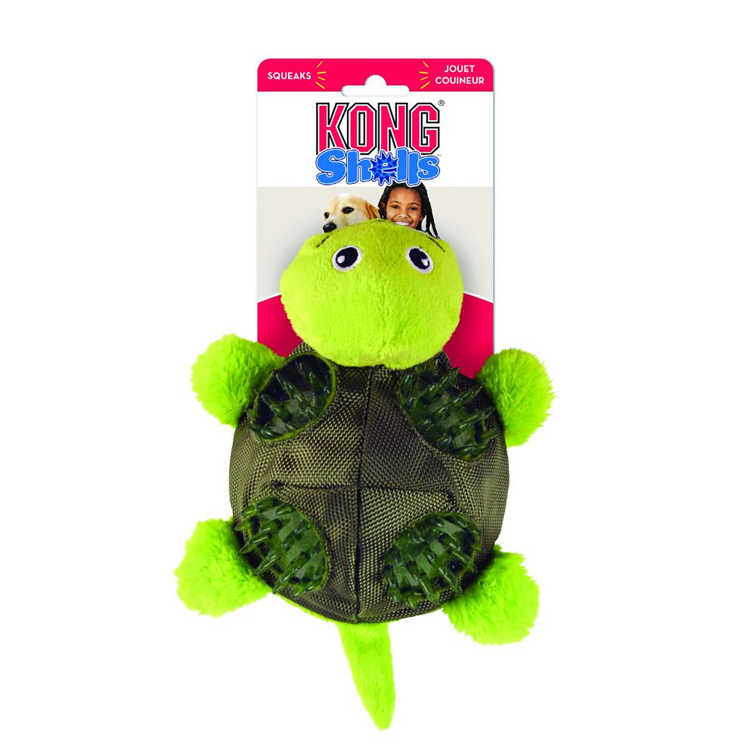 Kong Shells Turtle Dog Toy Image 1