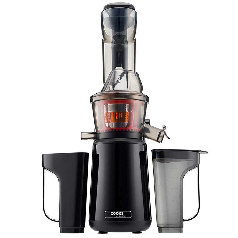 Cooks Professional K209 Black Slow Masticating Juicer 400W Image 1