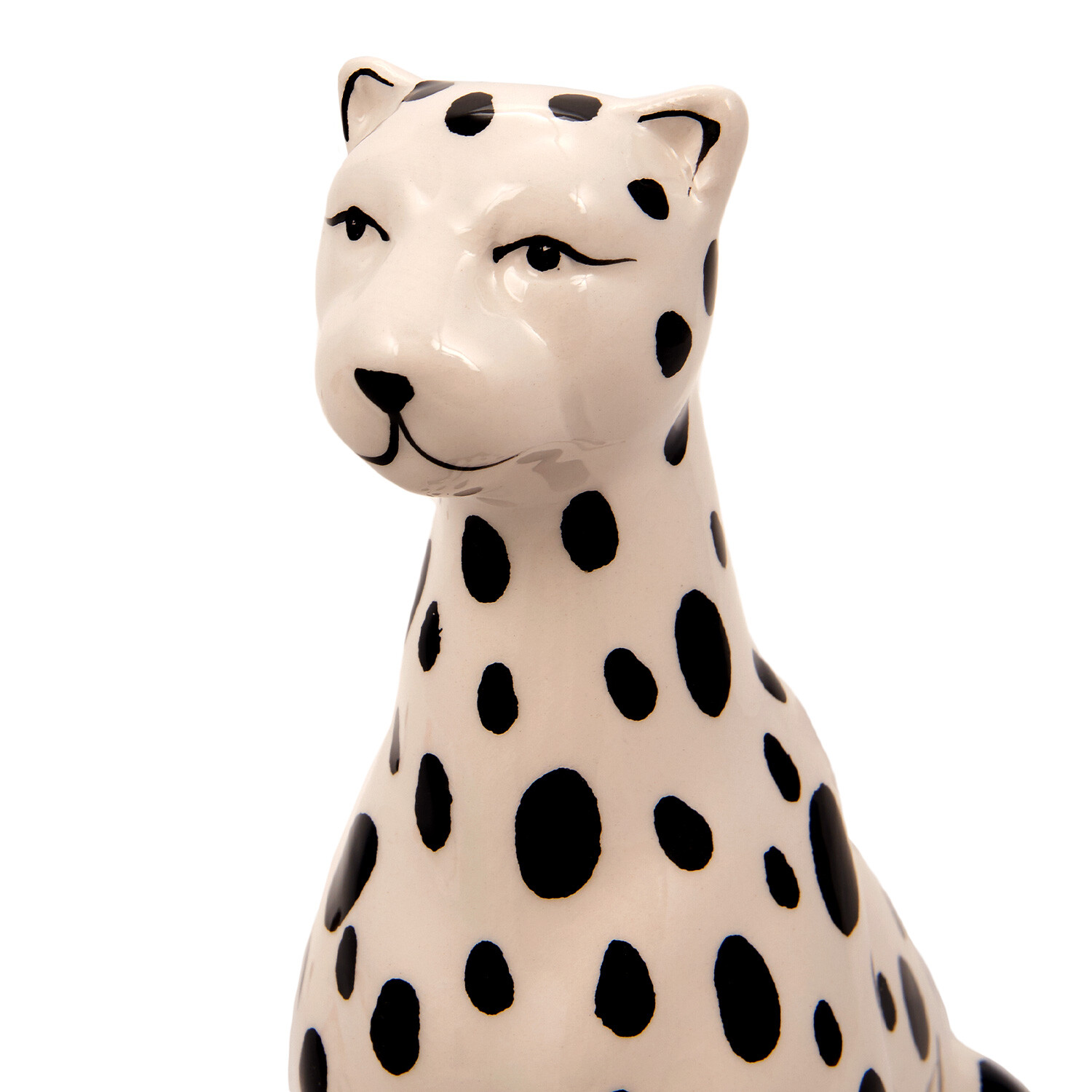 Monochrome Leopard Ornament Image 4