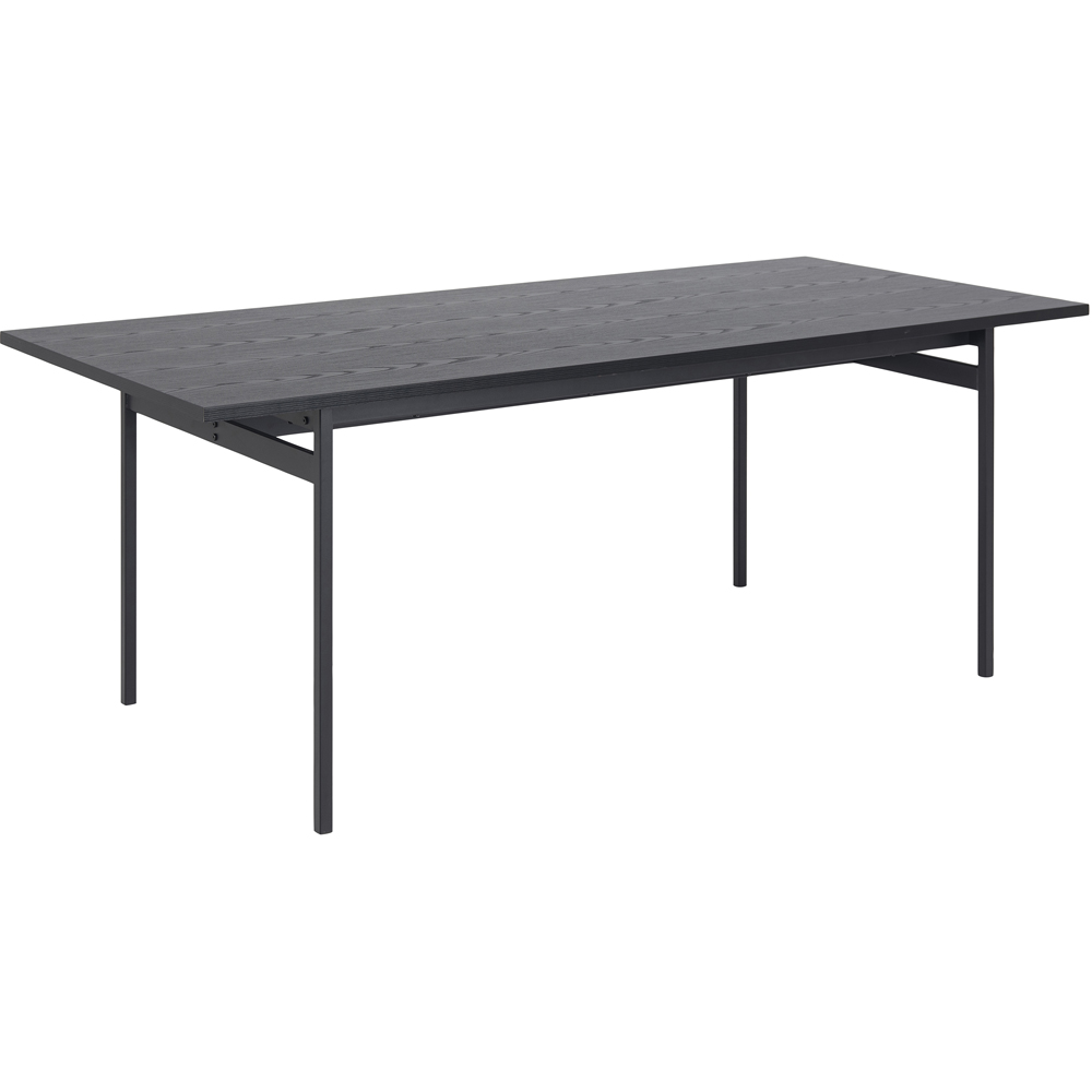 Florence Angus 6 Seater Dining Table Black Image 3