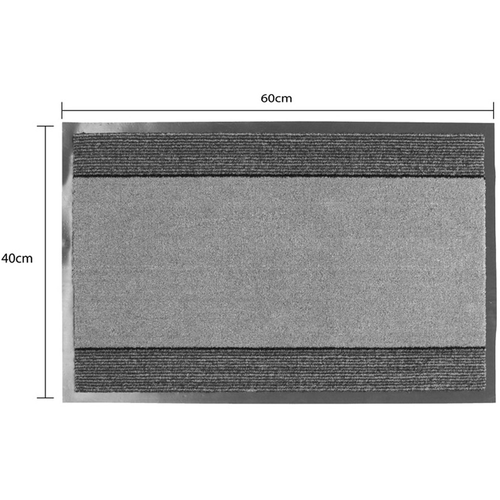 JVL Miracle Grey Barrier Door Mat 40 x 60cm Image 5