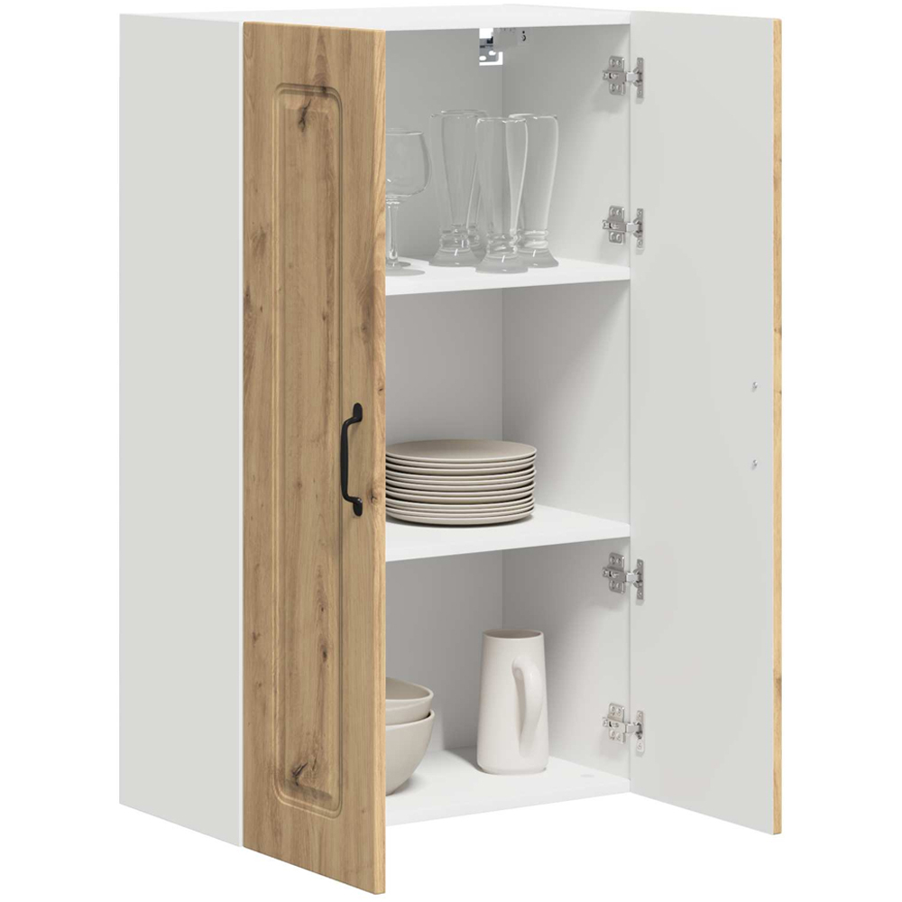 vidaXL 2 Door Artisan Oak Kitchen Wall Cabinet Image 3