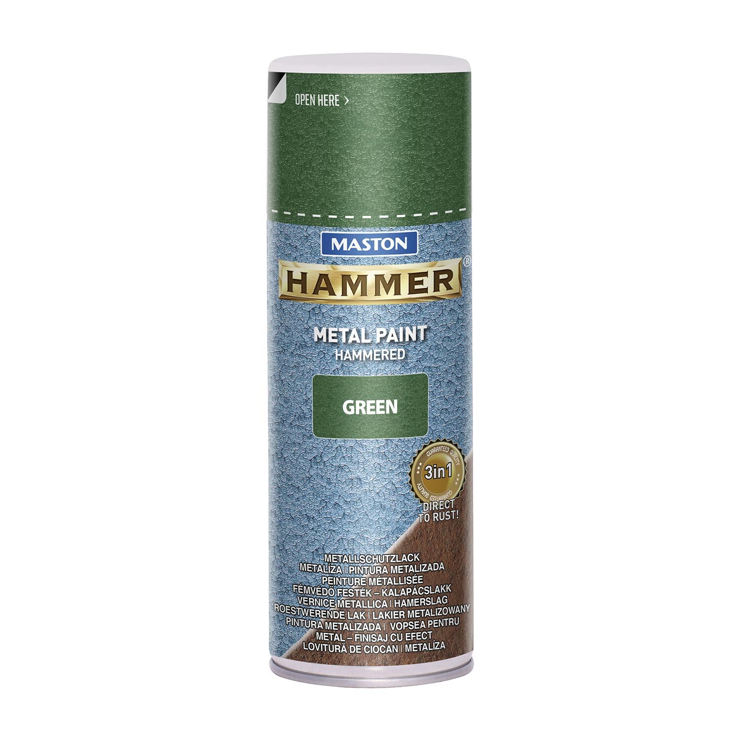 Maston Hammer Hammered Metal Spray Paint Green Image