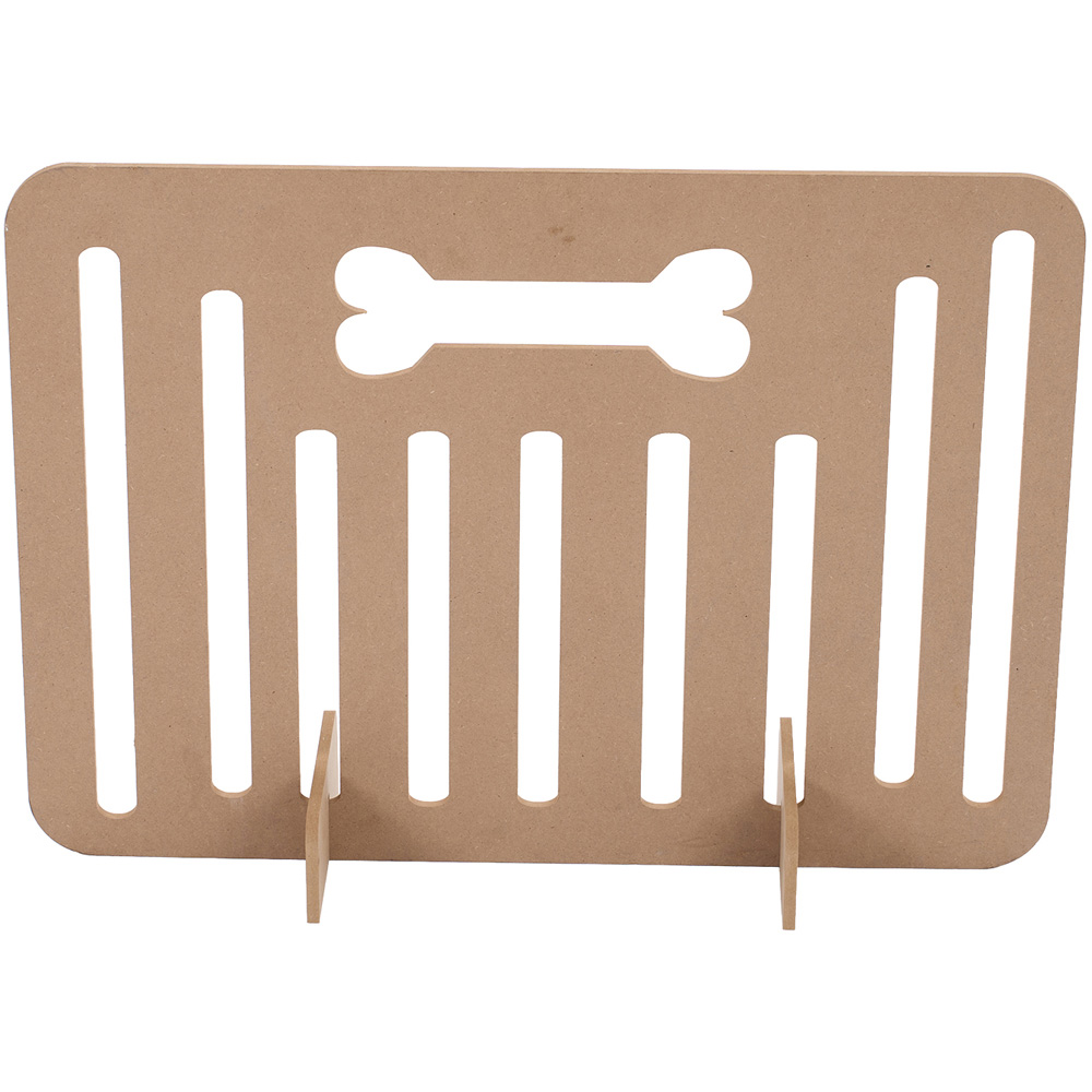H&O Direct 75cm Natural Foldable Freestanding Pet Barrier Image 2