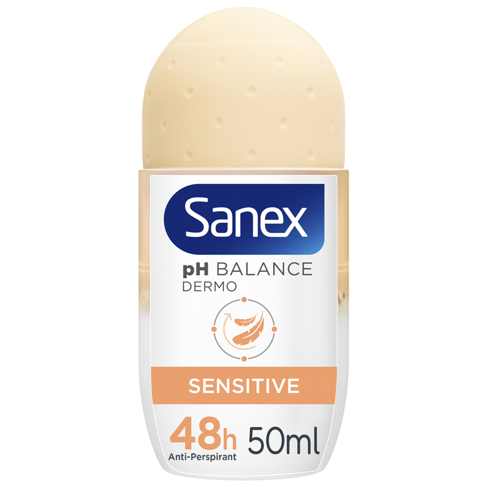Sanex Sensitive Roll On Deodorant 50ml Image 1