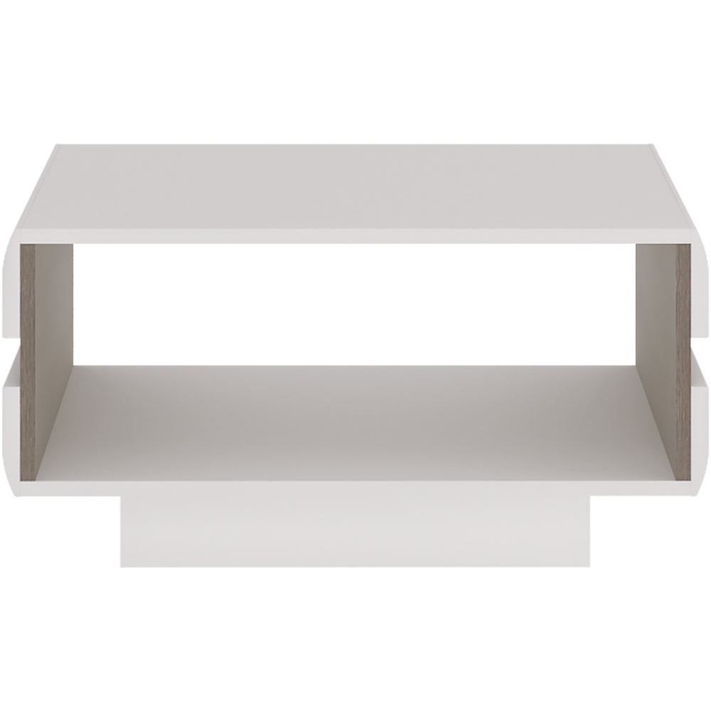 Florence Chelsea White Living Small Designer Coffee Table Image 2