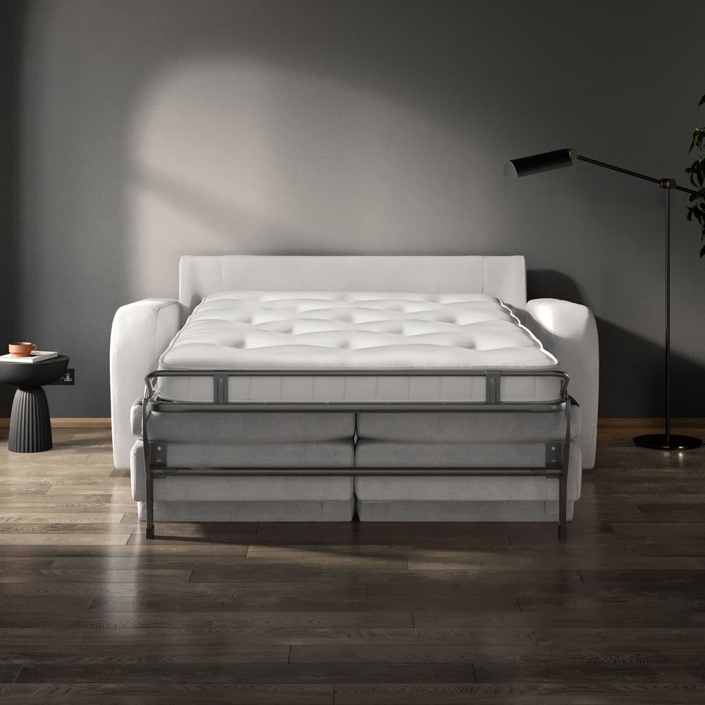 Jay-Be Deco 2 Seater Cosy Chenille Aqua Sofa Bed with e-Sprung Mattress Image 5