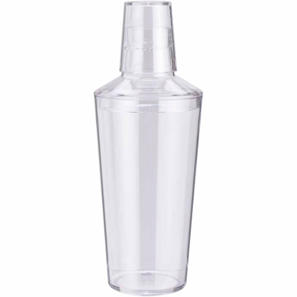 Wilko Clear Outdoor Cocktail Shaker Image 1